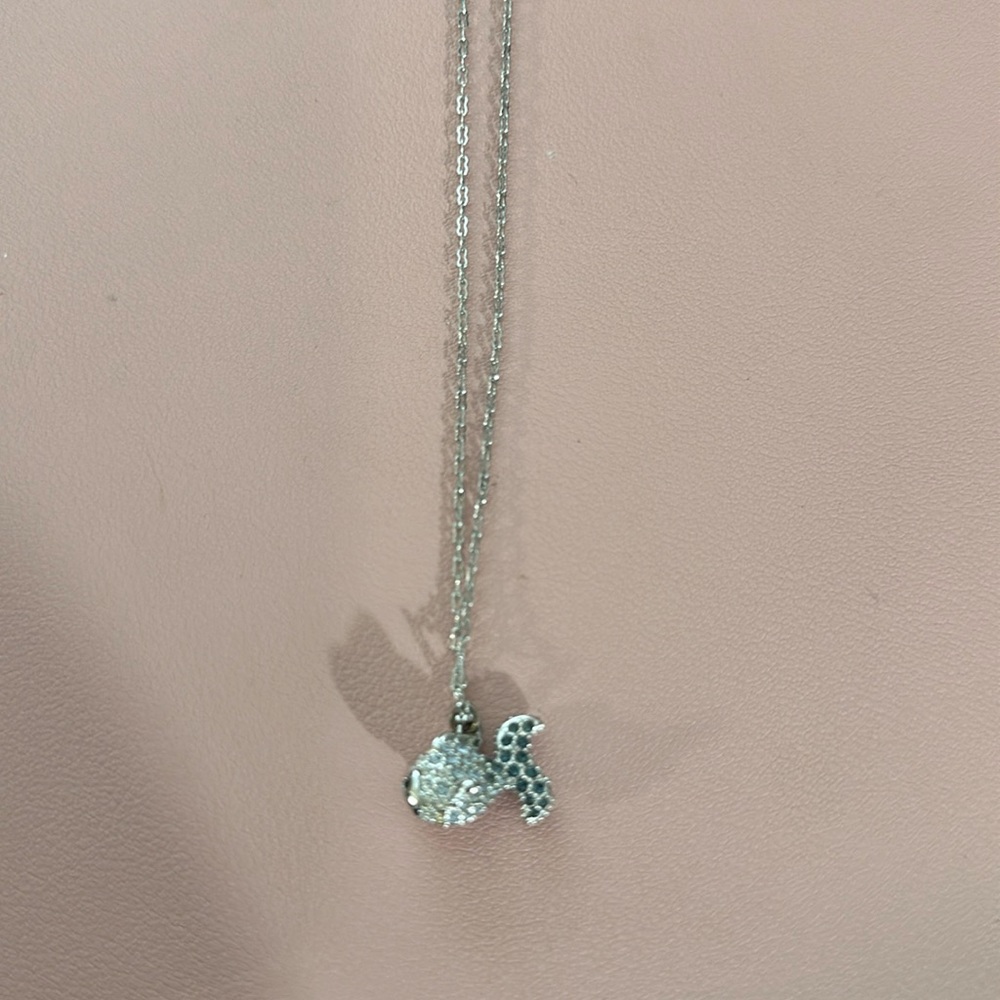 Swarovski fish sparkle necklace